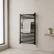 Egyenes törölközőszárító radiátor 1000x500 mm fekete