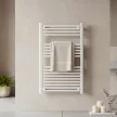 Egyenes törölközőszárító radiátor 1000x600 mm fehér