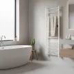 Egyenes törölközőszárító radiátor 1600x600 mm fehér