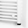 Íves törölközőszárító radiátor 1200x600 mm fehér