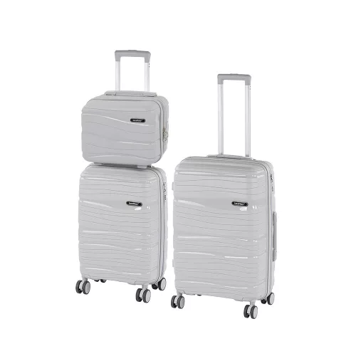 TraveLux Voyager VIII gurulós bőrönd szett