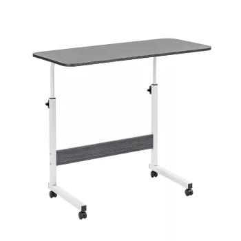 Állítható magasságú laptopasztal 80x40 cm fekete