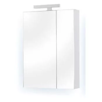   MIRROR BOX RECTA 60 fürdőszoba tükör szekrénnyel 30cm-es led világítással TBOSS