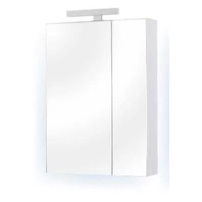 MIRROR BOX RECTA 60 fürdőszoba tükör szekrénnyel 30cm-es led világítással TBOSS