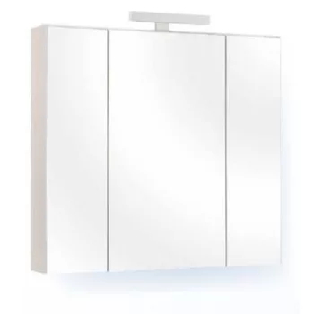   MIRROR BOX RECTA  90 fürdőszoba tükör szekrénnyel 30cm-es led világítással TBOSS