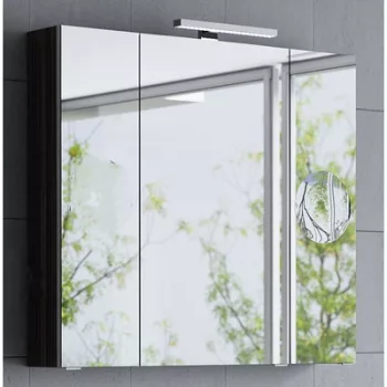   MIRROR BOX TRESSA 90 fürdőszoba tükör szekrénnyel 30cm-es led világítással + powerbox+ piperetükör + 4 extra TBOSS