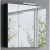 MIRROR BOX TRESSA 90 fürdőszoba tükör szekrénnyel 30cm-es led világítással + powerbox+ piperetükör + 4 extra TBOSS