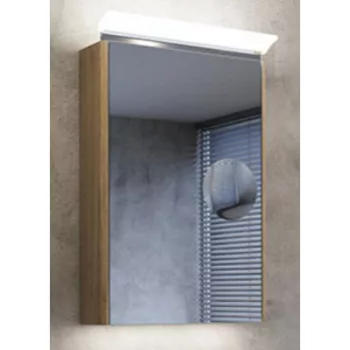   MIRROR BOX CUT 55 fürdőszoba tükör szekrénnyel 55cm-es led világítással+ powerbox+ piperetükör+4 extra TBOSS