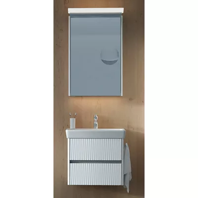 MILLA A60 FALI mosdószekrény mosdóval + Mirror Box Cut 55 TBOSS szett
