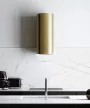 MONNO Tubus Gold Steel fali páraelszívó, 38 cm, érintésmentes vezérlés, arany