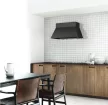 MONNO Minimal 6 Black fali páraelszívó, 60 cm, fekete