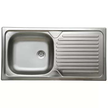   LIVINOX 142 natúr rozsdamentes acél mosogató, 860 x 435 mm