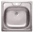 LIVINOX PANEL natúr rozsdamentes acél mosogató, 480 x 480 mm, dobozos