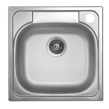   LIVINOX TRITON 309 natúr rozsdamentes acél mosogató, 480 x 480 mm, jobboldali csaplyukkal, dobozos