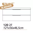 NOTO A120 FALI 2 fiók mosdószekrény mosdóval TBOSS