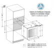 Pando PVMAV 60-25XL borhűtő - beépíthető, inox, balos