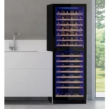   Pando PVZL 180-165CRR borhűtő, szabadonálló, fekete, jobbos