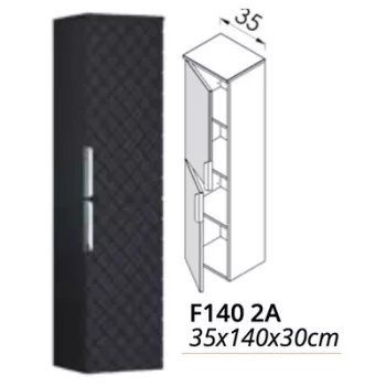 QUARTO F140 2A fali kiegészítő szekrény TBOSS