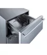 FrigeluX Kültéri inox hűtő RE2T136A pult alá építhető és szabadonálló, 77 L