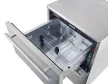 FrigeluX Kültéri inox hűtő RE2T136A pult alá építhető és szabadonálló, 77 L