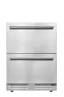 FrigeluX Kültéri inox hűtő RE2T136A pult alá építhető és szabadonálló, 77 L