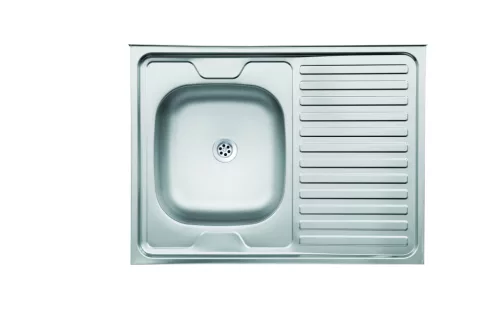 LIVINOX 220 teletetős natúr rozsdamentes acél mosogató, 800 x 600 mm