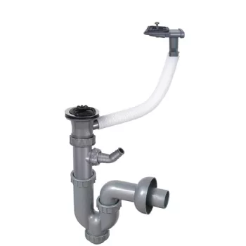 LIVINOX S-700-D lefolyógarnitúra szifonnal, 1 1/2-es