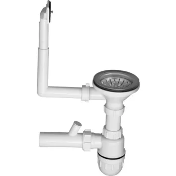 LIVINOX S-701-K lefolyógarnitúra szifonnal, 3 1/2-es
