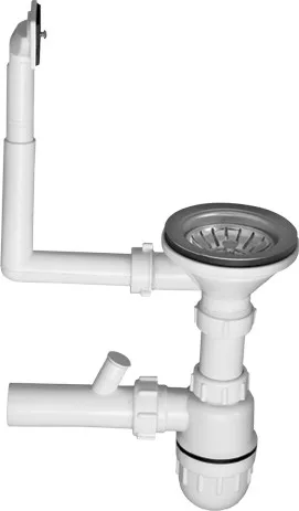 LIVINOX S-701-K lefolyógarnitúra szifonnal, 3 1/2-es