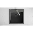 Laveo ALENA vulkán szürke egymedencés mosogató helytakarékos szifonnal