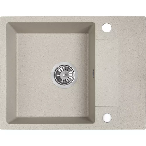 RIO MINI minicsepptálcás gránit bézs mosogató szifonnal,  56x44x17,5 cm