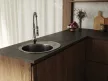 LAVEO NORMAL MINI inox csepptálcás mosogató szifonnal