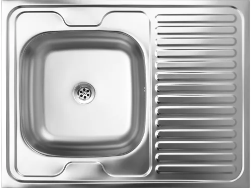 LAVEO LON 60 teletetős egymedence csepptálcás inox mosogató szifonnal