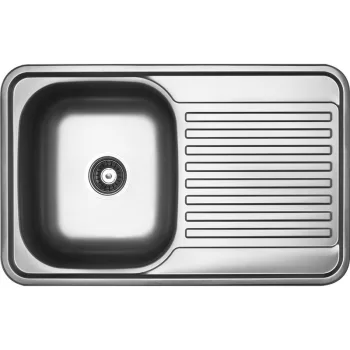 LAVEO FARO egymedence csepptálcás inox mosogató szifonnal