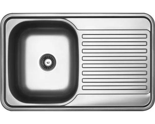 LAVEO FARO egymedence csepptálcás inox mosogató szifonnal