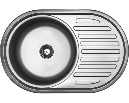 LAVEO FARO egykör csepptálcás mosogató, inox