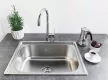 LAVEO ORION 1M egymedencés mosogató, inox