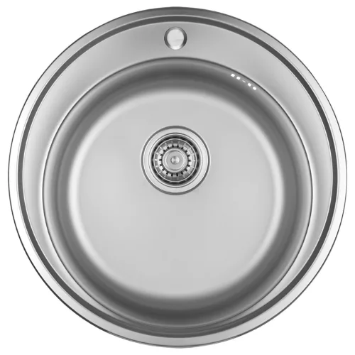 LAVEO ORION egykör inox mosogató szifonnal
