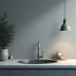 LAVEO ORION egykör inox mosogató szifonnal