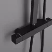 Mazama Black zuhanyszett termosztátos csapteleppel