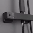 Mazama Black zuhanyszett termosztátos csapteleppel