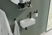 LAVEO KVADRATO kerámia mosdó, fehér, pultra vagy falra szerelhető (szerelvény kittel)