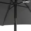 Solari kerti napernyő led lámpával szürke 300 cm