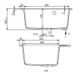 HORIZON 1B 490x490 gránit mosogató Fehér GK SINK