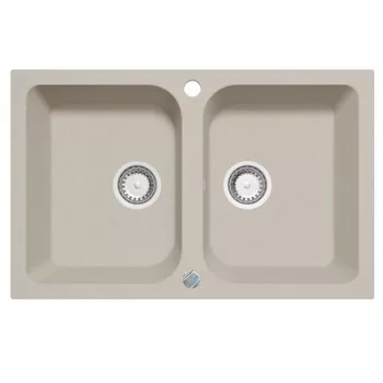 CELINE 2B 760X480 gránit mosogató Light Beige GRANMASTER