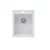 IVo 1B 400x500 gránit mosogató Fehér GRANMASTER