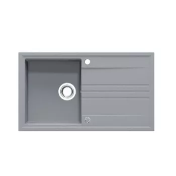   LUKA 1B 1D 860x500 gránit mosogató Titán Szürke GRANMASTER