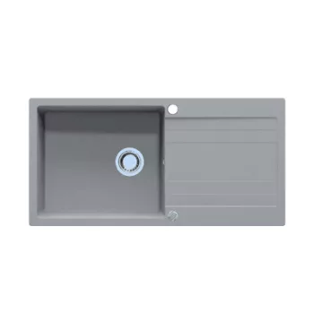  RIVA XL 1B 1D 1000x500 gránit mosogató TITÁN SZÜRKE GRANMASTER