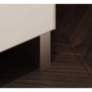 15cm-es szögletes fém mosdó láb TBOSS 1 szett